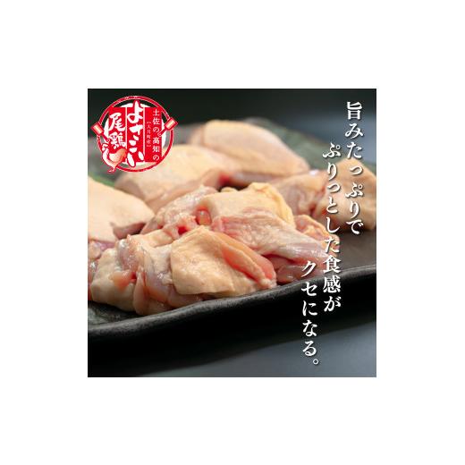 ふるさと納税 高知県 大月町 よさこい尾鶏 もも肉角切り（300g×3パック）計12回