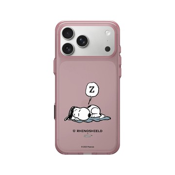 iPhone 17 Pro Max Clear (相機按鈕) 晶醺玫 - 史努比 Snoopy - Snoopy fall asleep