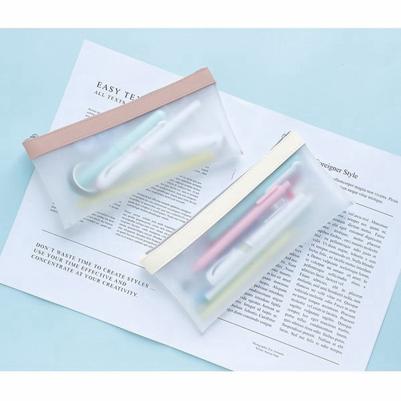 ペンケース 筆箱 クリア ペンポーチ ペン入れ ふで箱 透明 半透明 文房具 高校生 中学生 女子 人気 可愛い 卒業式 プレゼント お祝い 新学期 入学 コスメポーチ 通販 Lineポイント最大get Lineショッピング