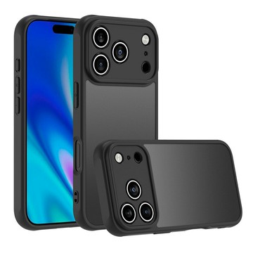 適用iPhone17pro膚感手機殼蘋果16親膚磨砂TPU+PC殼IP15防摔簡約