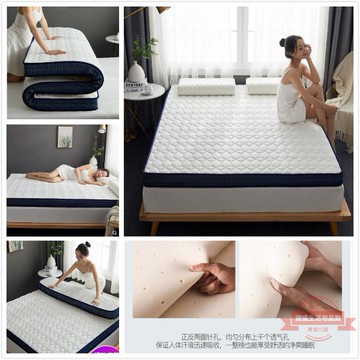 可定制 四季款 乳膠床墊 軟墊 加厚榻榻米海綿墊 租房專用墊子 單人 學生 宿舍褥子 10cm雙人床墊子 午休墊