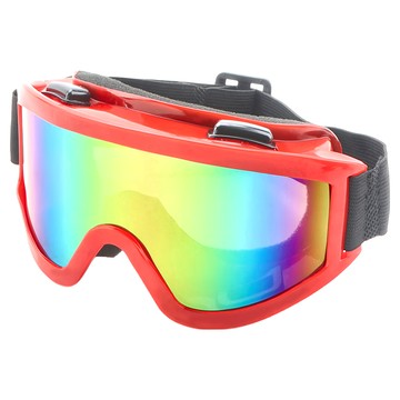 兒童/成人防霧滑雪護目鏡 可戴眼鏡  紅色  1個  160 x 86mm