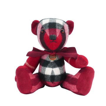 Burberry Thomas 羊毛玩偶熊(紅)