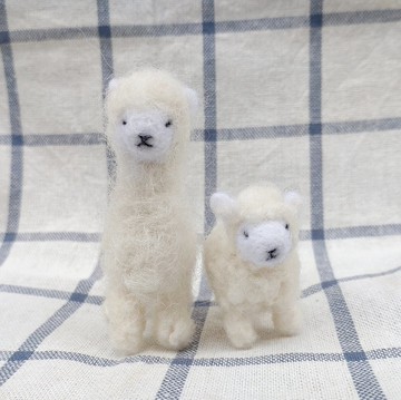 羊毛氈 小物 動物 羊駝 羊泥馬 鑰匙圈 鎖匙扣