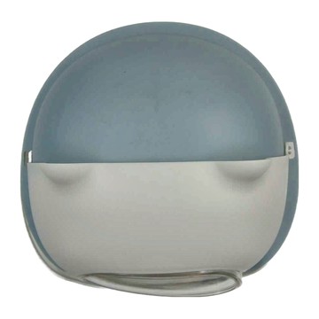 ins可愛太空熊桌面垃圾桶 拆卸設計 隨手可拋  藍色  180g