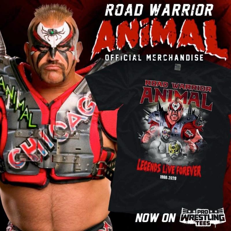 暴走戦士” ロード・ウォリアーズ Tシャツ「THE ROAD WARRIORS/LEGION 