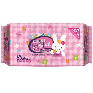 康乃馨寶寶潔膚濕巾補充包