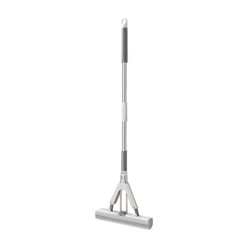 免手洗拖把  PVA膠棉高效吸水  不鏽鋼桿  吊掛設計收納方便  G611  1支