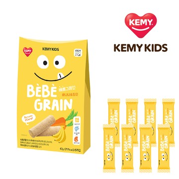 韓國【KEMY KIDS】貪吃凱米穀物小捲心 香蕉紅蘿蔔(40g)