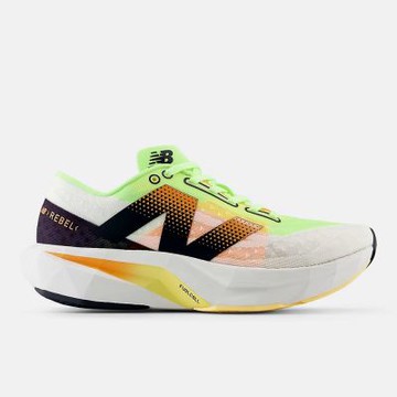 New Balance Fuelcell Rebel V4 [WFCXLA4] 女 競速跑鞋 路跑 D寬楦 厚底 螢綠