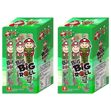 TAOKAENOI CRISPY SEAWEED ORIGINAL 小老板海苔棒棒捲 原味  27g  2盒