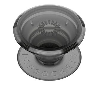強強滾嚴選~【PopSockets 泡泡騷二代 PopGrip】美國 No.1 時尚手機支架半透烟黑