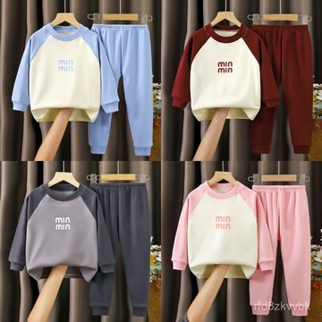 【台灣出貨】兒童內搭衣 女童保暖衣套裝 保暖衣 兒童無骨德絨保暖套裝 新款秋冬保暖內衣套裝秋衣秋褲兒童睡衣中大童德絨