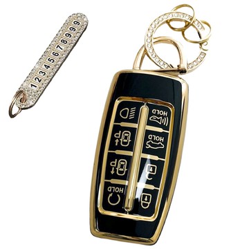 AB 高級TPU鑰匙保護套組  深黑色  AG-03