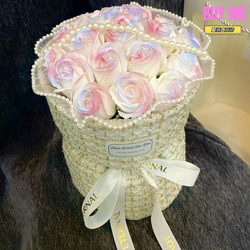 【七夕浪漫首選】香皂花禮盒 玫瑰花束 生日禮物 教師節禮品 手工香皂花 成品花禮 持久留香 送女友男友恩師