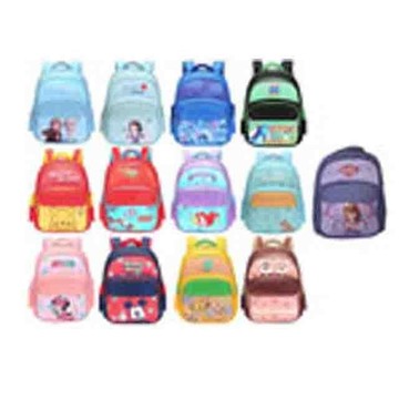 ~雪黛屋~冰雪奇緣 後背書包大容量可A4資夾防水尼龍布二主袋+外袋共四層