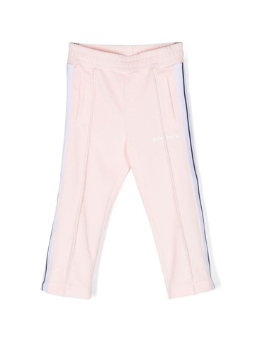 Palm Angels Kids - logo-print track pants - kids - Polyamide/Polyester/Organic Cotton - 3 mth - Pink