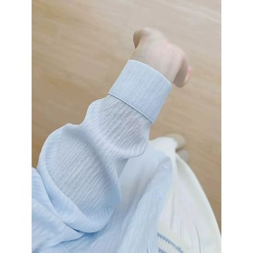 【佈小九】📍有貨📍 2026新款春夏雪紡襯衫百搭長袖襯衣小衆設計感上衣防曬衣外套 親膚襯衫 薄款透氣襯衫 女生外套