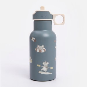 NUUROO不鏽鋼保溫水壺350ml 衝浪小英雄