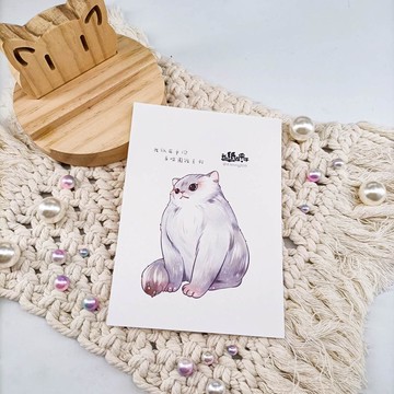 ME182-A60_我紙在乎你百喵圖鑑系列明信片_postcard
