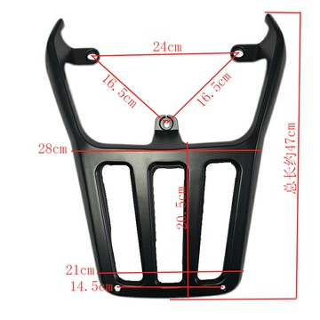電動車臺鈴y3立馬大U后貨架雅迪博悅尾箱架愛瑪紅牛尾翼鋁貨架