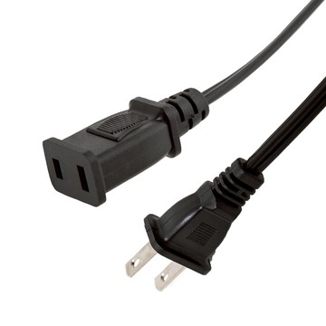 易控王 1.5~20米投影機 電腦 3C電源延長線 電源線 二孔 SPT-2-18AWG*2C (70-030-0X)