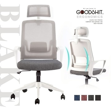 GOODSHIT. Blake商務工學椅 辦公椅熱銷款 KM-111 電腦椅 會議椅 加厚坐墊 彈力傾仰 【現貨免運】