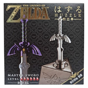 huzzle 薩爾達傳說 大師之劍 鑄造拼圖  1個  多色  4片