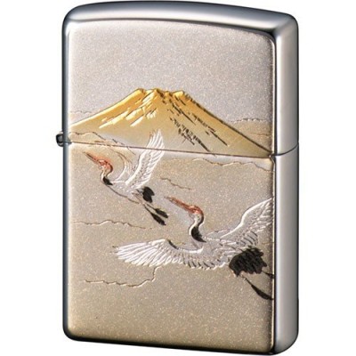 ZIPPO 電鋳板 鶴富士 | LINEショッピング