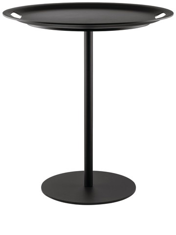 Alessi - Op-la side table - unisex - stainless steel/Acrylonitrile Butadiene Styrene (ABS) - One Size - Black