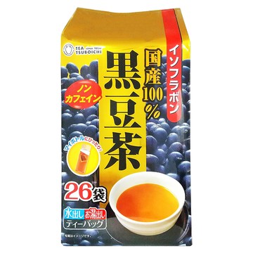 TEA TSUBOICHI 國產黑豆茶 無咖啡因  5g  26包  1袋