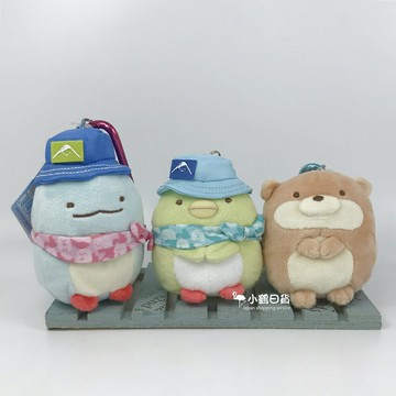 日本 角落生物 露營主題裝扮玩偶掛飾｜小鶴日貨