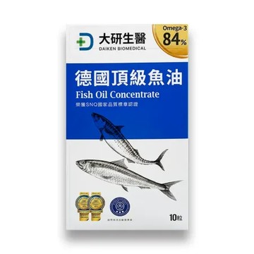 〔大研生醫〕德國頂級魚油 10粒*6盒