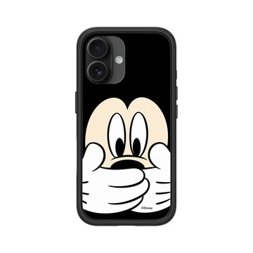 iPhone 16 Mod NX 黑 - 迪士尼-米奇 Mickey - 米奇摀嘴