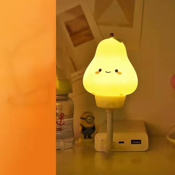 【美家家電】美家家電 USB小夜燈 床頭燈 聲控燈 插電小夜燈 - 小鴨梨