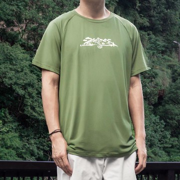 🌟100%環保再生🌱UPF50+涼感循環極風衣＿短袖【阿爾卑斯山】