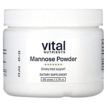 Vital Nutrients, 甘露糖粉，1.76 盎司（50 克）