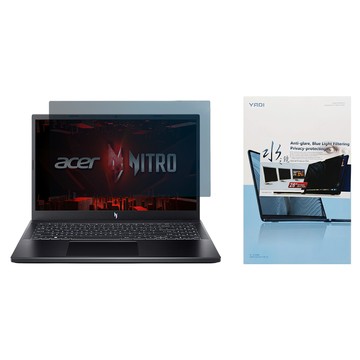 YADI 亞第 插卡隱貼 水之鏡防窺片 15.6 吋 16 : 9 Acer Nitro V 15專用 ANV15-51-95JQ 345 x 194mm  透黑色  1個