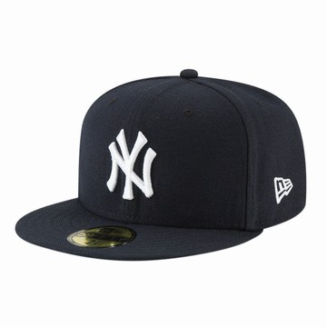 【NEW ERA】5950 MLB 球員帽  洋基_客場  海軍藍-NE70331909