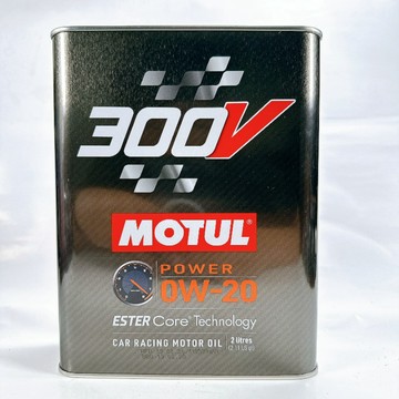 [機油倉庫](台灣公司貨)MOTUL 300V HIGH RPM 0W-20 0W20 2L全合成酯類機油 黑鐵罐