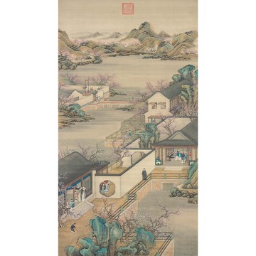 【 中式海報・Chinese Poster 】十二月月令圖・二月