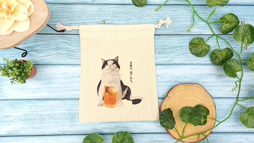 我是貓-(厚)束口袋