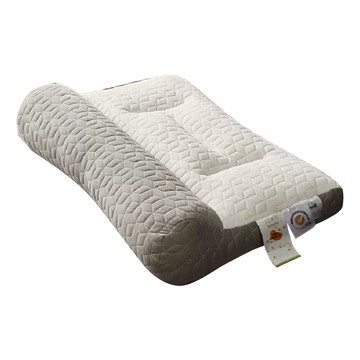 HONDONI 日式反牽引護頸枕 柔軟舒適 吸濕透氣  乳膠款 灰色  1個  48 x 74cm