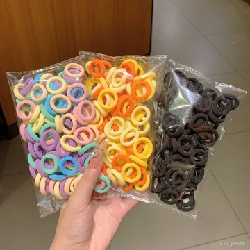 🔥桃園出貨-可愛兒童紮頭髮小孩頭繩髮圈寶寶小皮筋新年髮繩頭飾嬰兒皮筋毛巾