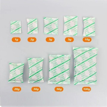 食品乾燥劑 小袋乾燥劑 吸溼防潮包 1g-100 g規格 休閒食品寵物食 品使用環保吸溼袋 食品保存防潮用品 小包裝