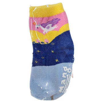 Mang Mang 小鹿蔓蔓 Walker 幼兒止滑抑菌襪  獨角獸款  L 15cm  獨角獸款 多色