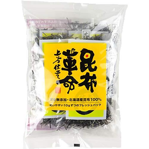 [天満大阪昆布] 添加物不使用 昆布革命 上方仕立 10g*10袋  北海道産 だし昆布 昆布水 1mm幅カット 個包装