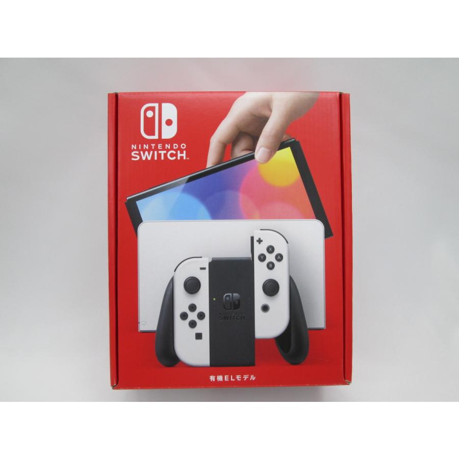 未使用品 Nintendo Switch 有機ELモデル Joy-Con(L)/(R) ホワイト 中古