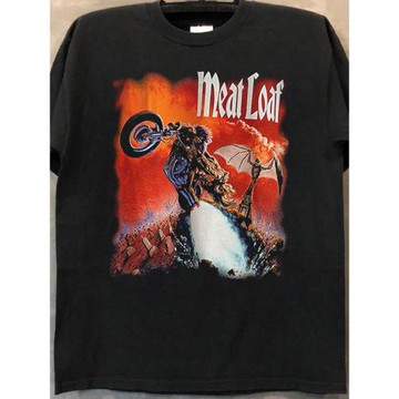 Meat Loaf密特勞弗小眾設計感chic嘻哈純棉慵懶風短袖男女復古T恤