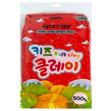 兒童黏土  1個  紅色  500g